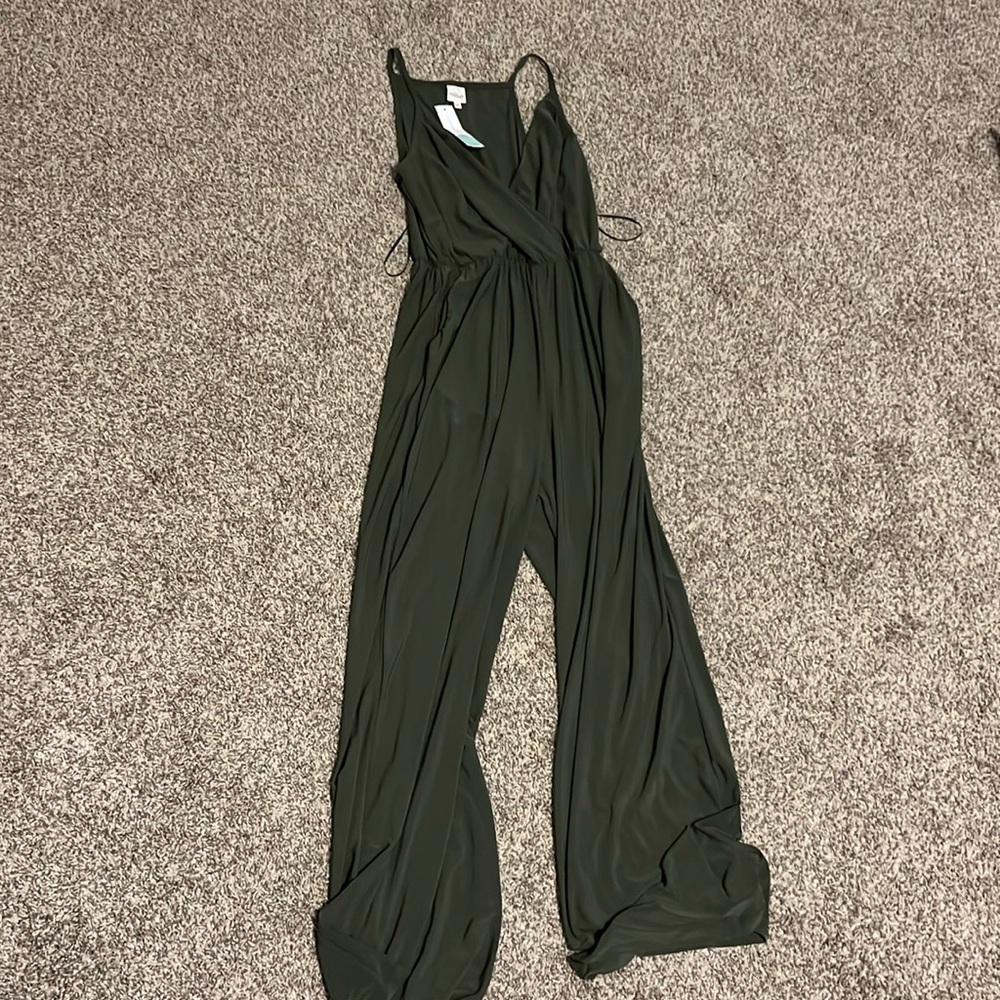 NWT Olive green jumpsuit